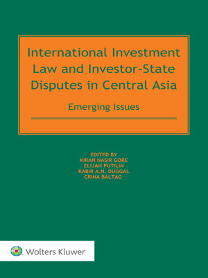 cover image of International Investment Law and Investor-State Disputes in Central Asia